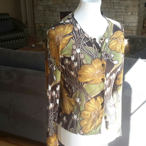 ANN TAYLOR LOFT KNIT TOP SMALL - Picture 2 of 4